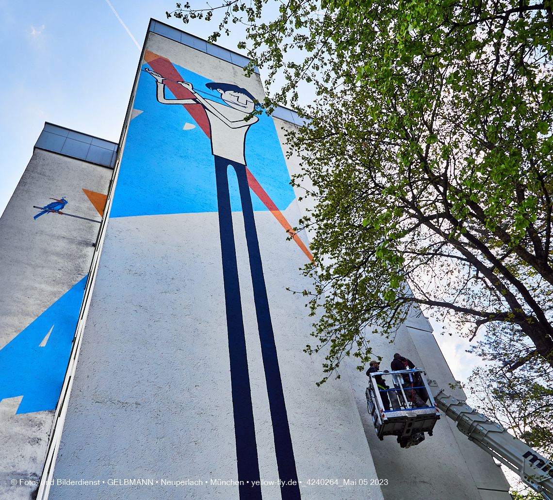 05.05.2023 - Graffiti am Karl-Marx-Ring 75 in Neuperlach